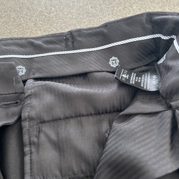 Haggar Classic Fit Dress Pants - Black - Size 38/32 - Picture 3 of 12